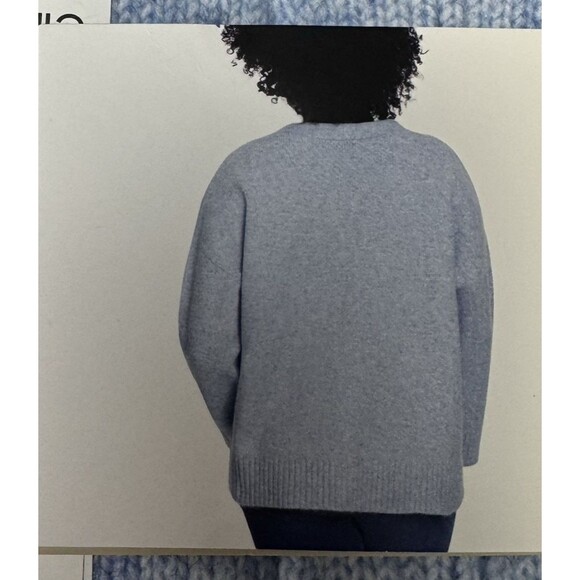 Ella Moss Womens Size Large Blue Relaxed Boyfriend Button Front Cardigan Lrg. L - Picture 10 of 10